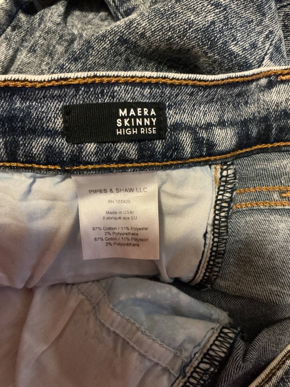 Veronica Beard Maera High Rise Skinny Jeans Indigo Acid Wash - Picture 11 of 11